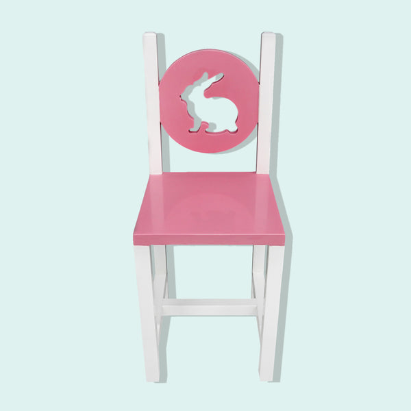 Pink best sale bunny chair