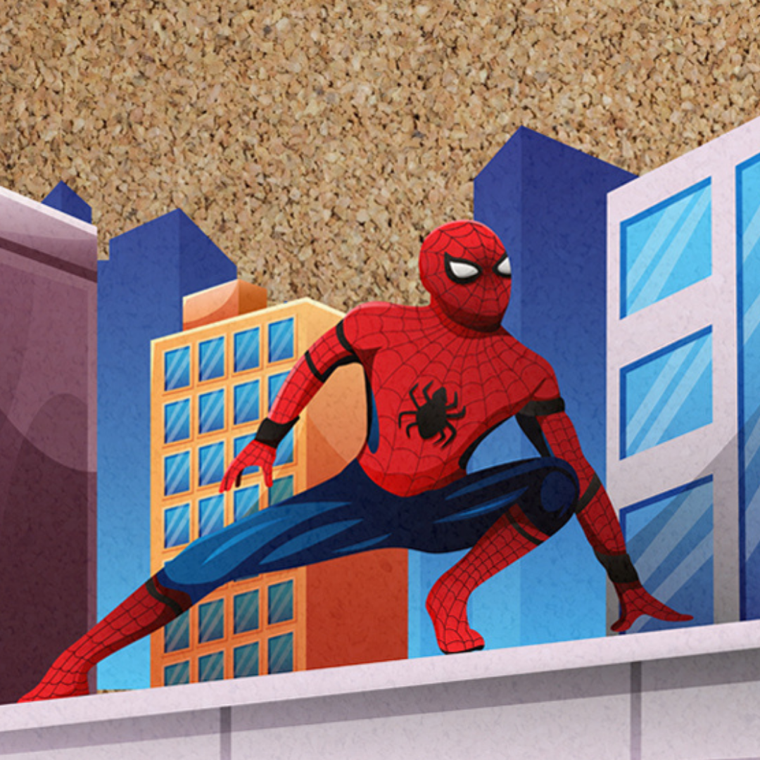 Spiderman Pinboard