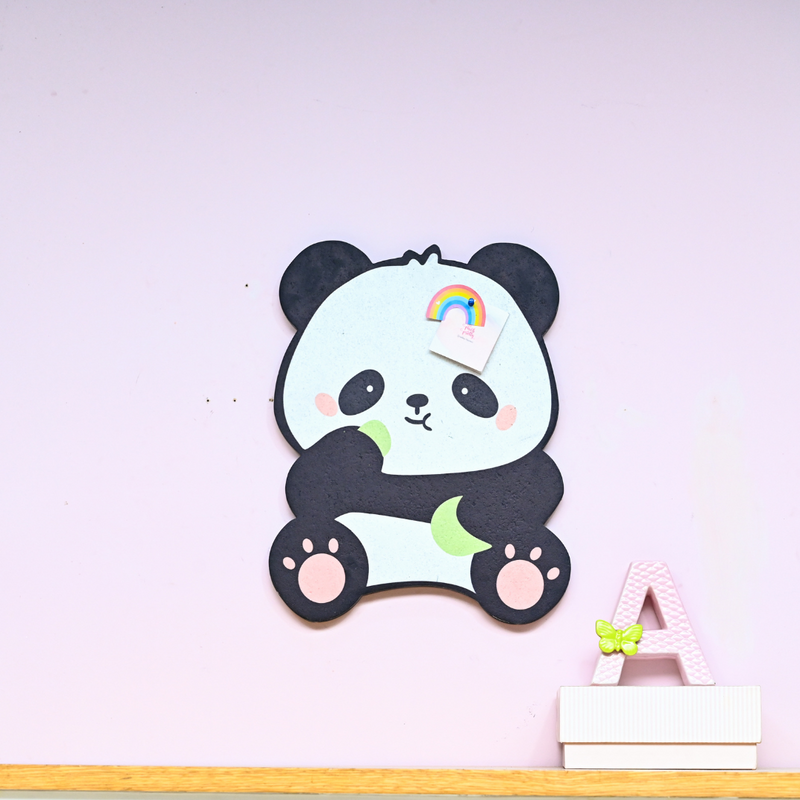 Panda Shaped Cork Pinboard