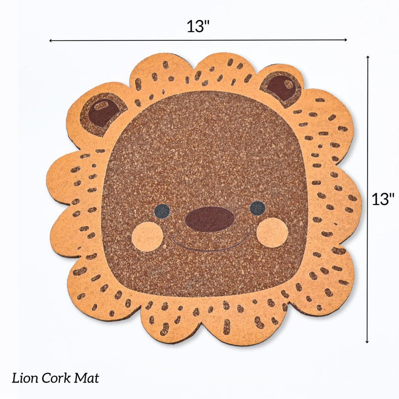 Lion Coaster & Mat Set