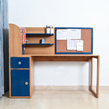 Blue Kids’ Study Desk with Corkboard