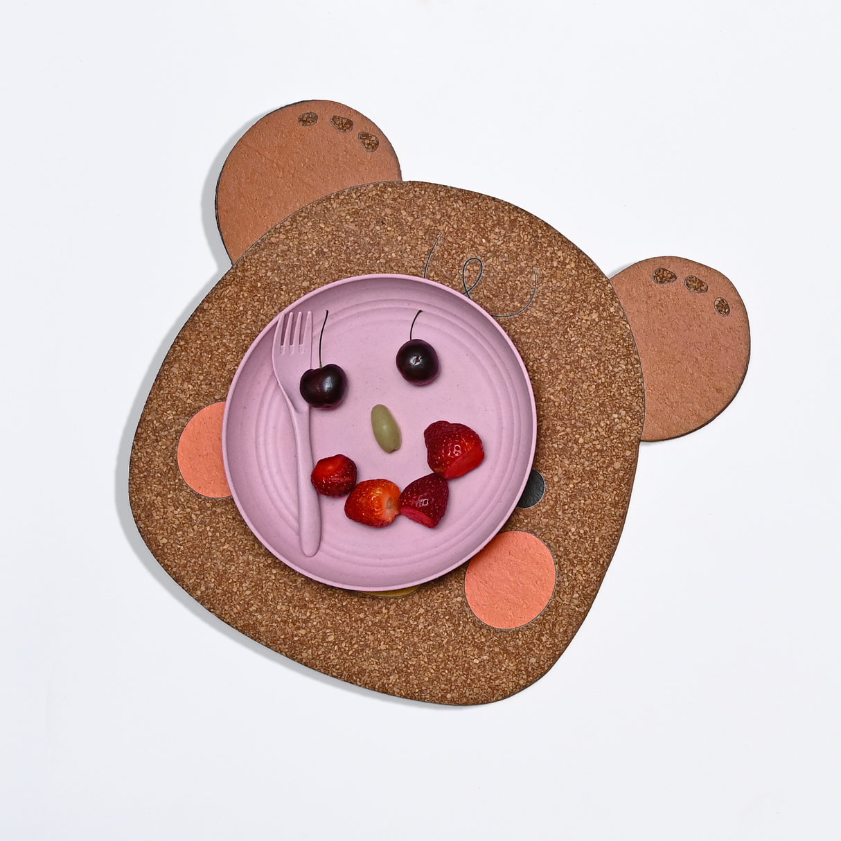 Bear COASTER & MAT SET