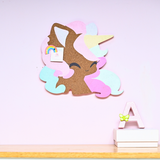 Unicorn Shaped Cork Pinboard