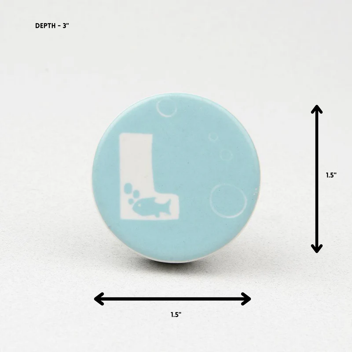 Sea Green Knob L