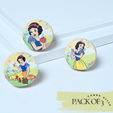 Special Combo Offer: Pack of 3 Disney princesses knobs  ( Snow White with Forest Friends, Snow White, Snow White with Apple  )