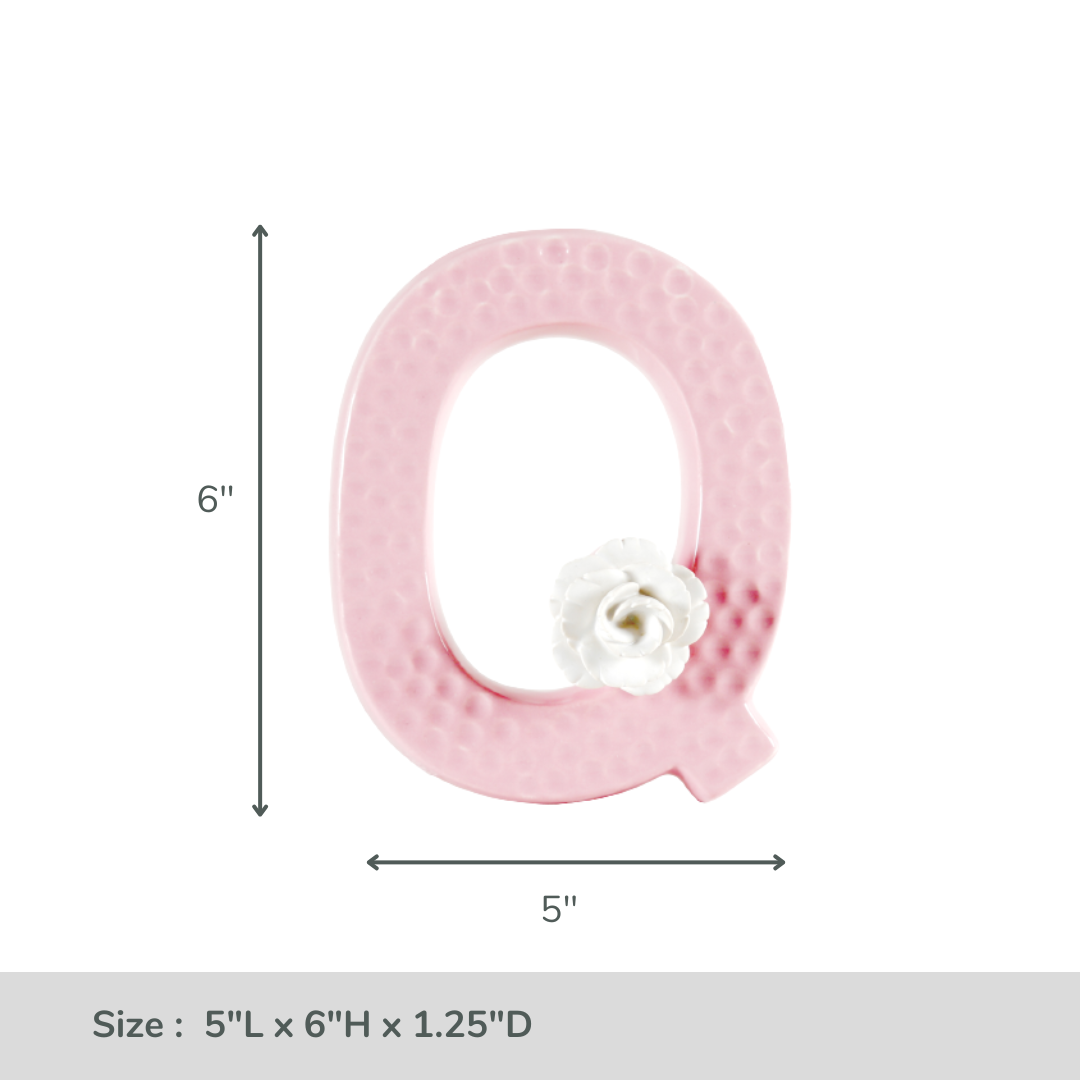 Blossom Letter Q