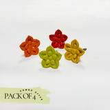 Special Combo Offer: Pack of 4 Cherry Blossom Flower  Ceramic Knobs at the Price of 3