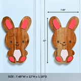 Bunny Cupboard Handles – Acacia Wood