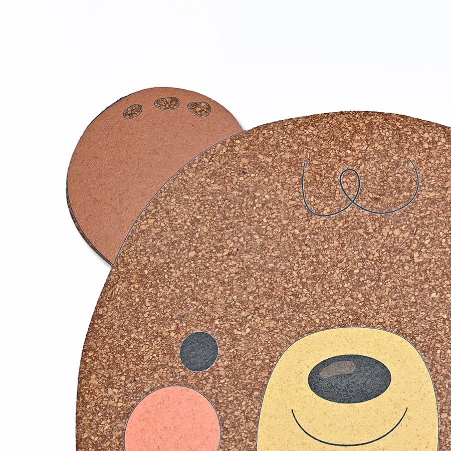 Bear COASTER & MAT SET