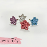 Special Combo Offer: Pack of 4 Cherry Blossom Flower  Ceramic Knobs at the Price of 3