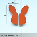 Orange Bunny  Cupboard Handles