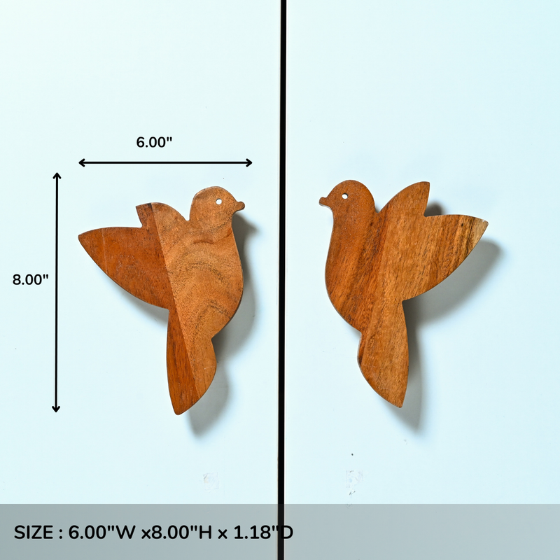 Wooden Birdie Handle