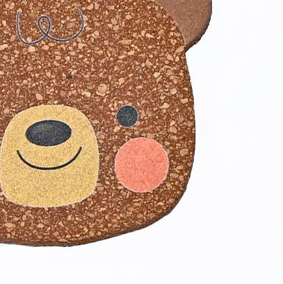 Bear COASTER & MAT SET