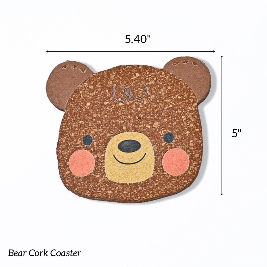 Bear COASTER & MAT SET