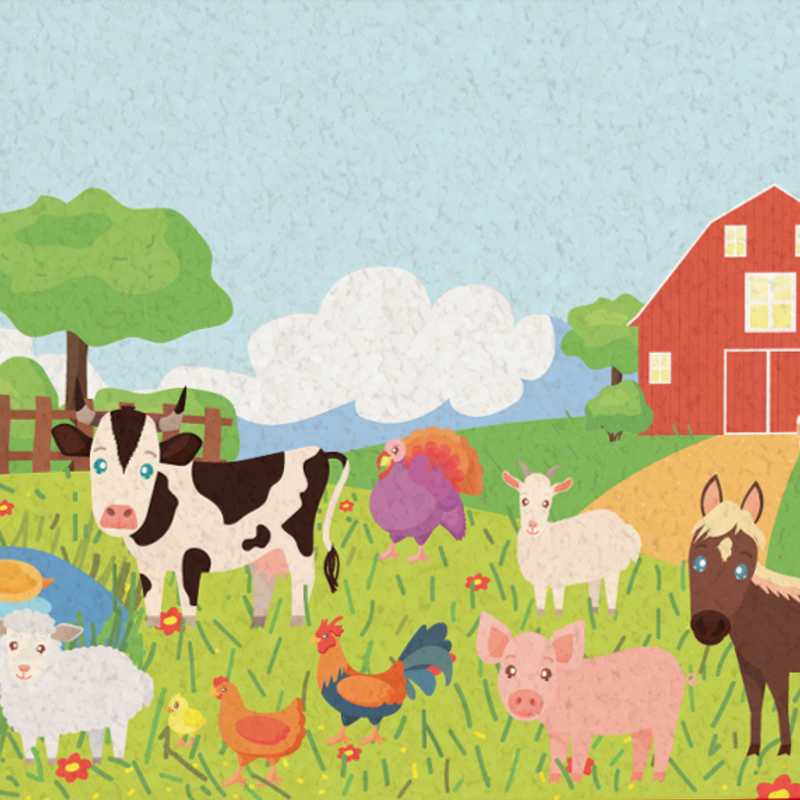 FARM ANIMALS PINBOARD