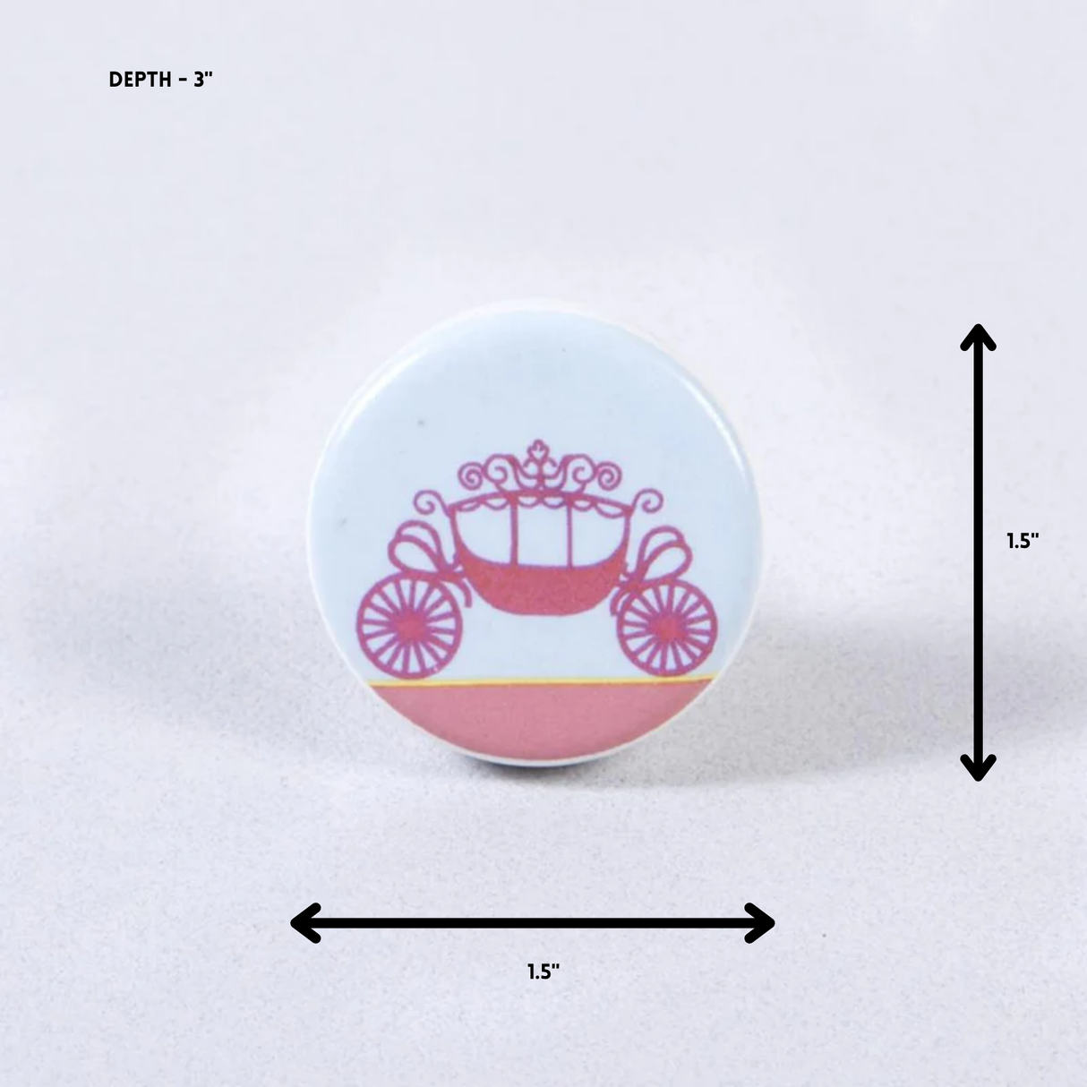 Princess Carriage Knob