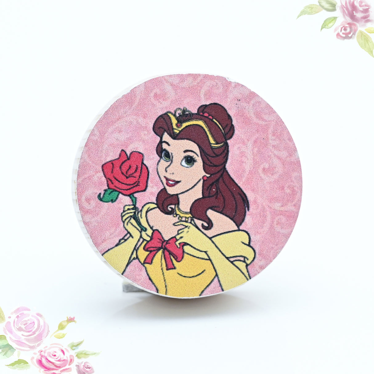 Belle with Rose Themed Drawer Knob – Disney Princess Collection