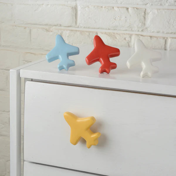 Special Combo Offer: Pack of 4 Aeroplane Ceramic Knobs at the Price of 3