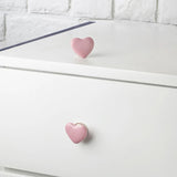 Special Combo Offer: Pack of 4 Pink Heart Ceramic Knobs at the Price of 3