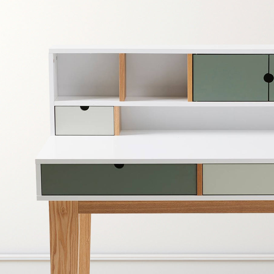 Scandinavian Minimalist Desk – Sleek Design with Storage