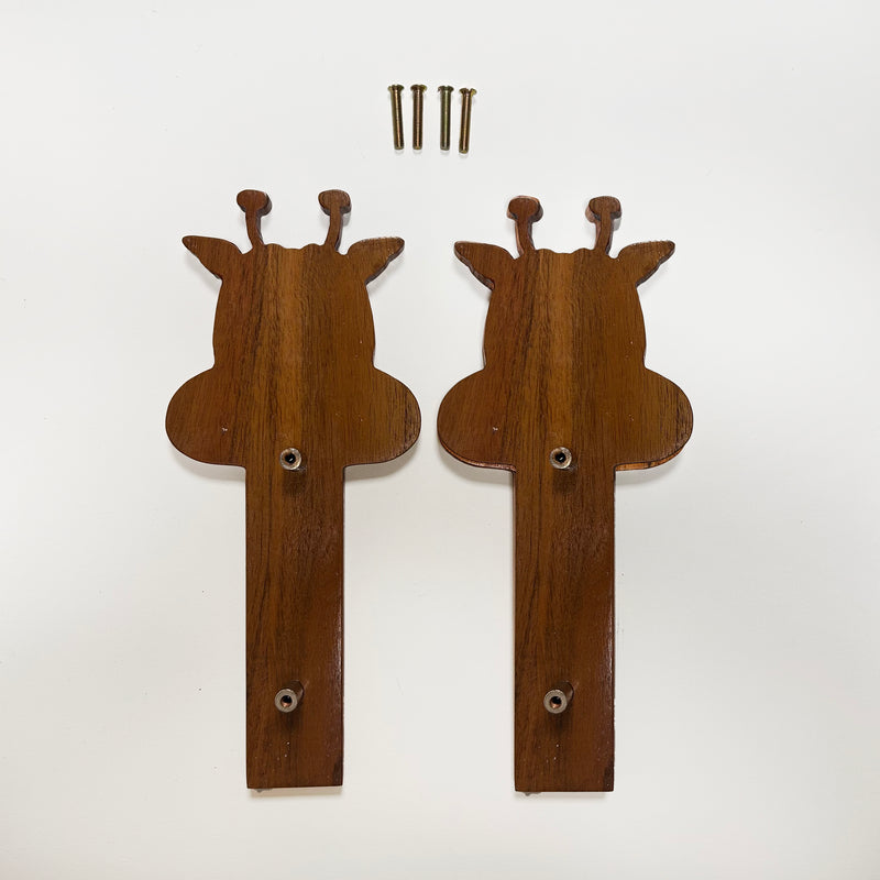 Giraffe Wooden Door Handle