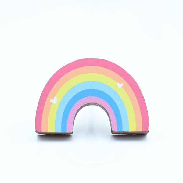 Rainbow Pinewood Drawer Knob