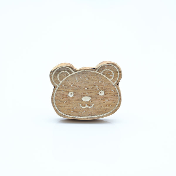 Bear Mango Wood Drawer Knob