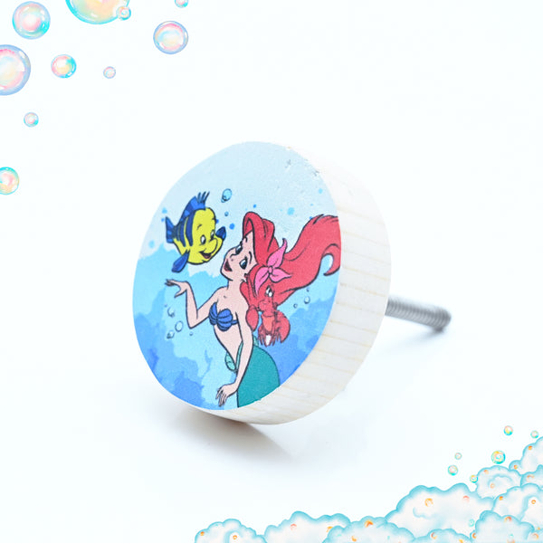 Ariel and Flounder Themed Drawer Knob – The Little Mermaid Collection