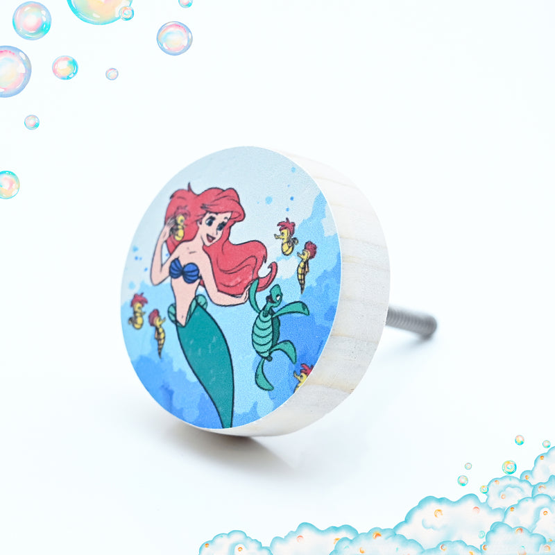 Ariel and Sea Creatures Themed Drawer Knob – The Little Mermaid Collection