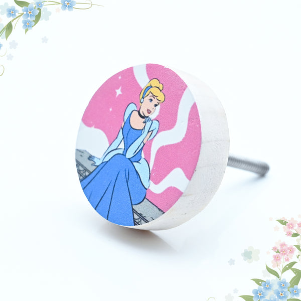 Cinderella Sitting Themed Drawer Knob – Disney Princess Collection