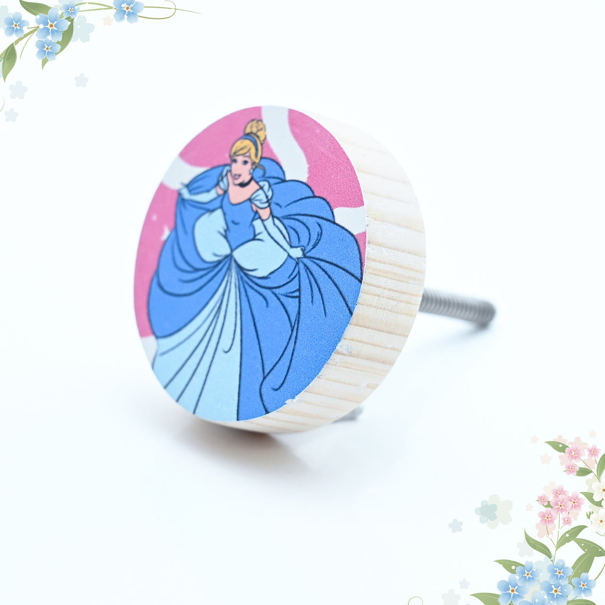 Cinderella Themed Drawer Knob – Disney Princess Collection