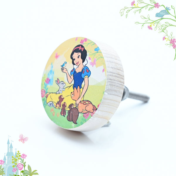 Snow White with Forest Friends Themed Drawer Knob – Disney Princess Collection