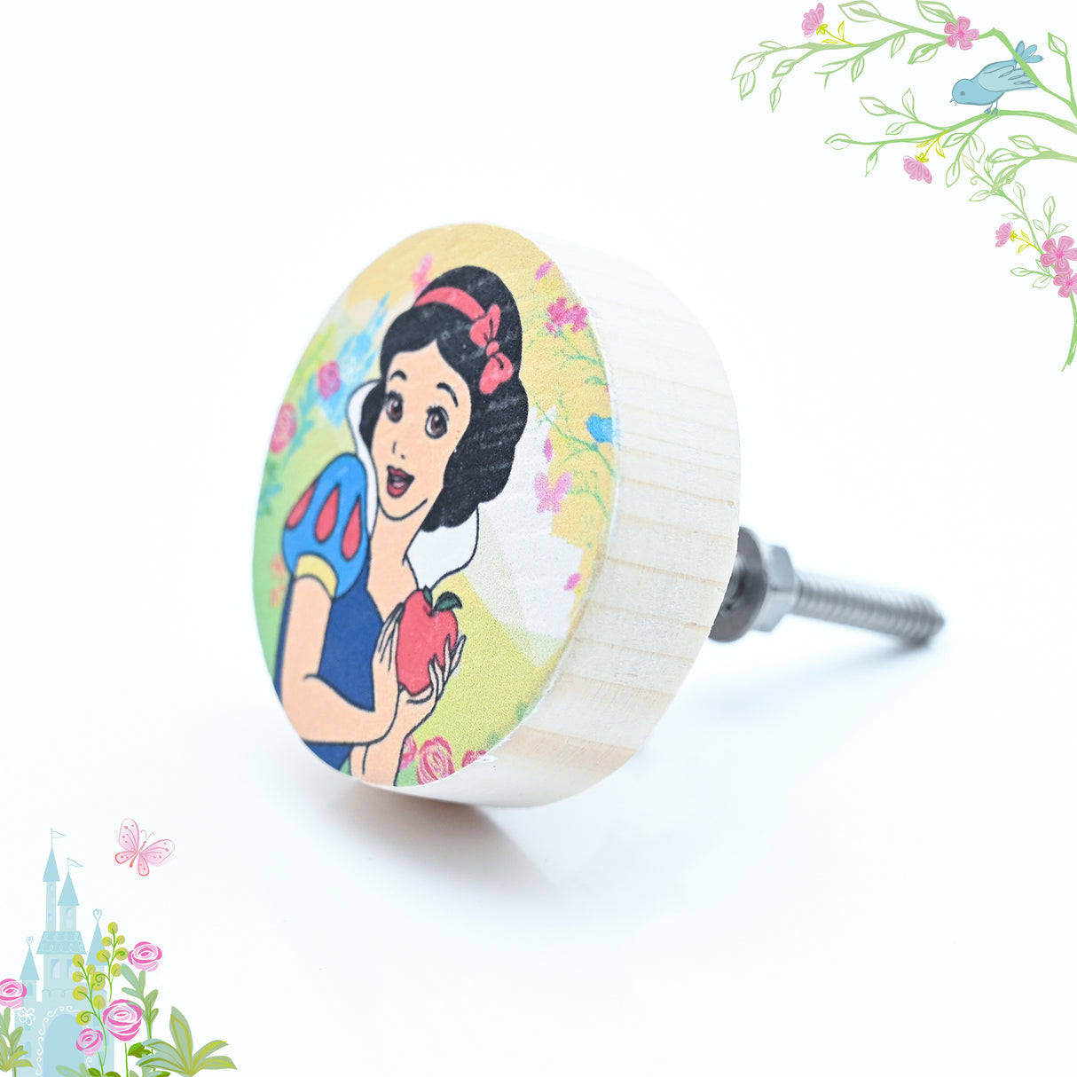 Snow White with Apple Themed Drawer Knob – Disney Princess Collection