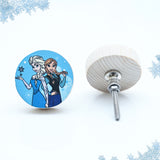 Special Combo Offer: Pack of 5 Disney princesses knobs ( Elsa Magic,, Anna and Elsa, Elsa and Olaf, Olaf Themed, Anna Themed )