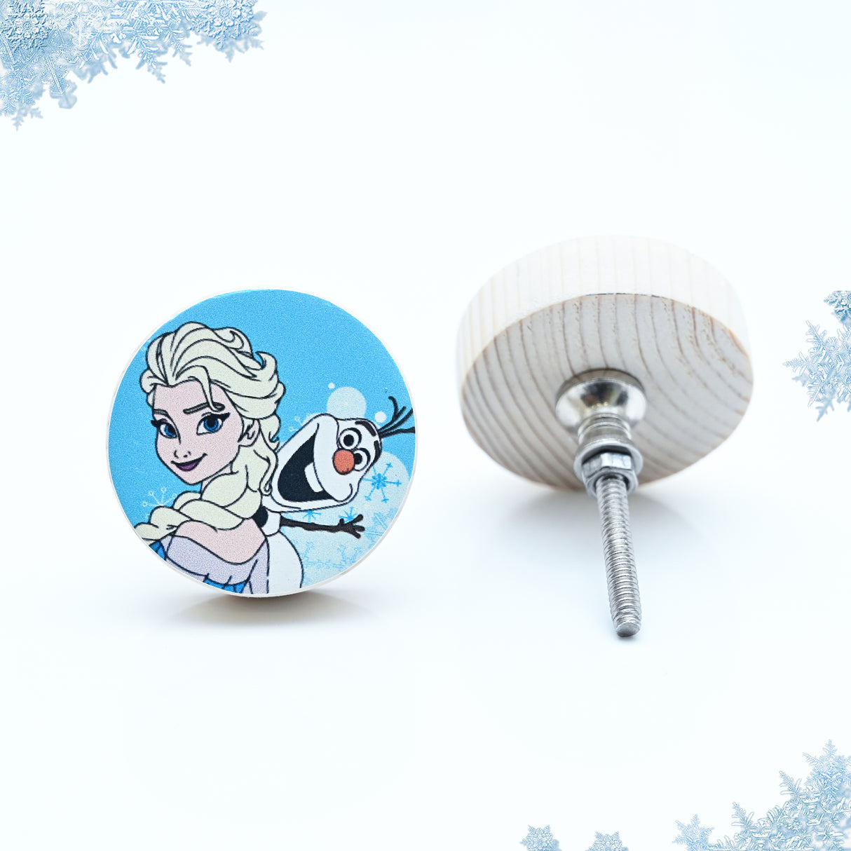 Elsa and Olaf Themed Drawer Knob – Frozen Collection