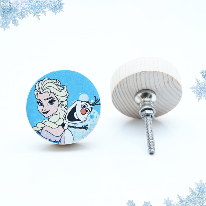 Elsa and Olaf Themed Drawer Knob – Frozen Collection