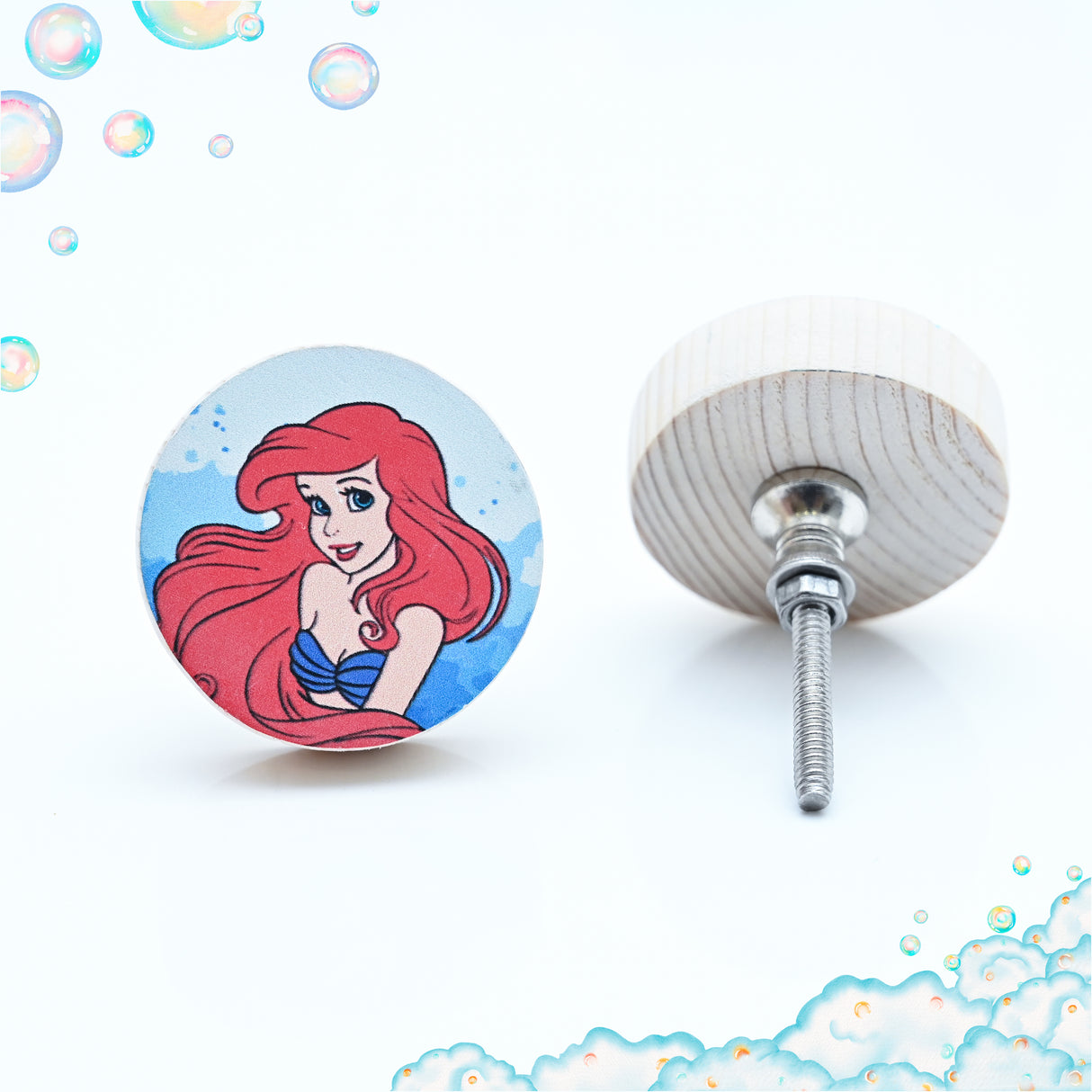 Ariel Portrait Themed Drawer Knob – The Little Mermaid Collection