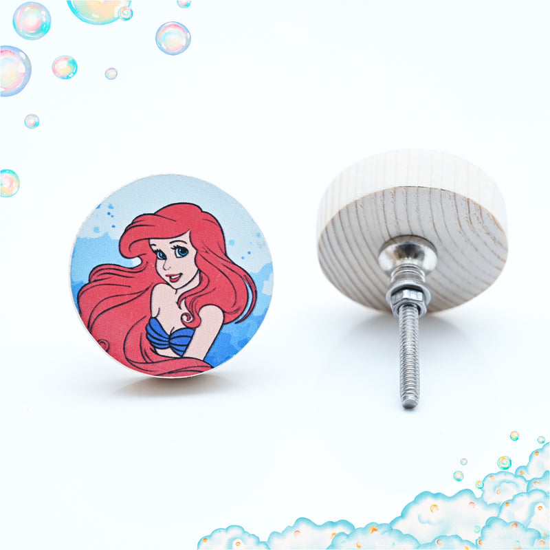 Ariel Portrait Themed Drawer Knob – The Little Mermaid Collection