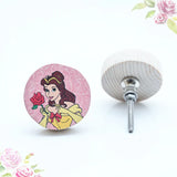 Special Combo Offer: Pack of 3 Disney princesses knobs  ( Belle with Rose, Belle , Belle and Beast )