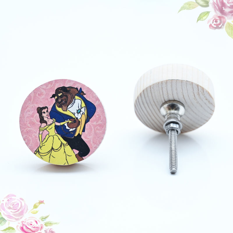 Belle and Beast Themed Drawer Knob – Disney Princess Collection