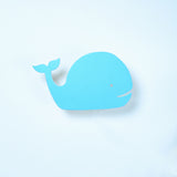 Whale-Themed Wooden Wall Light