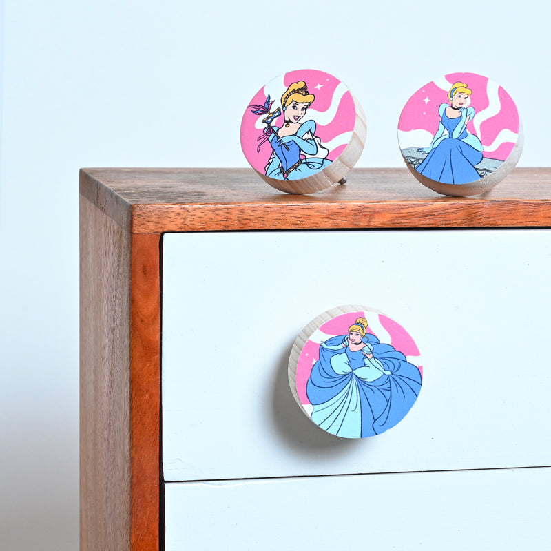 Cinderella Sitting Themed Drawer Knob – Disney Princess Collection