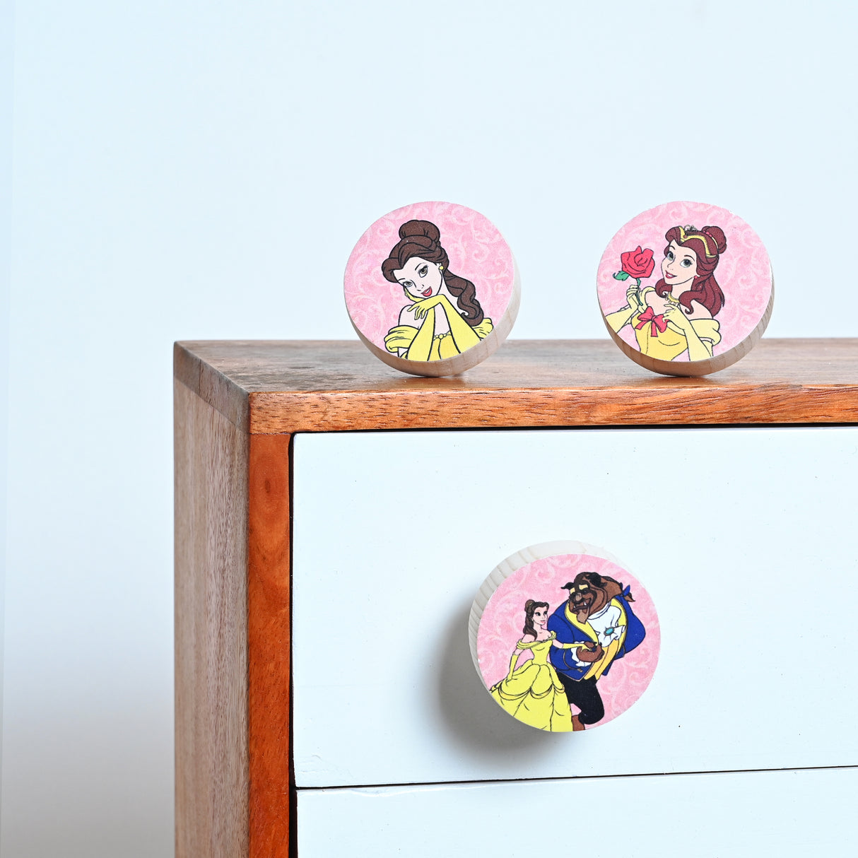 Belle and Beast Themed Drawer Knob – Disney Princess Collection