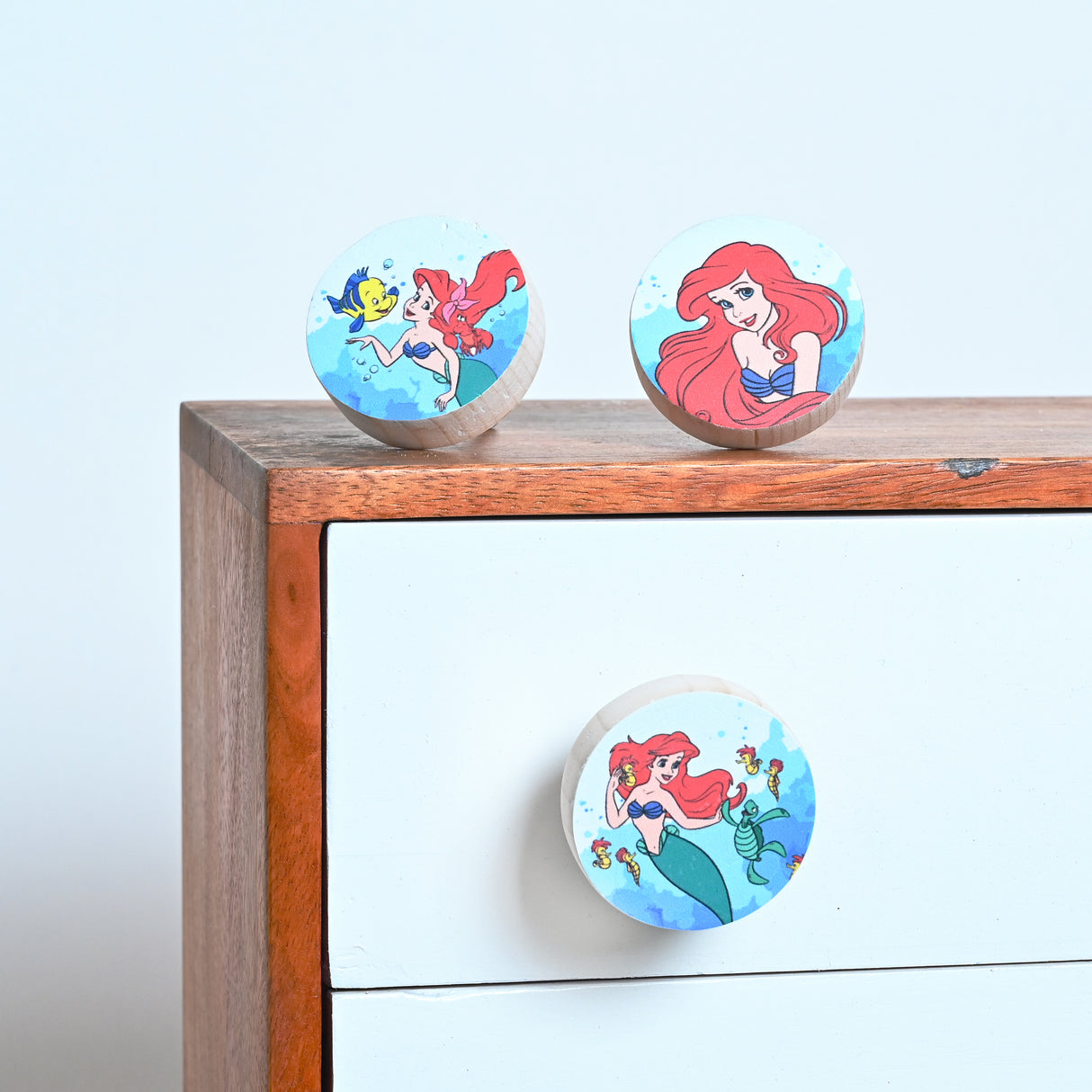 Ariel and Flounder Themed Drawer Knob – The Little Mermaid Collection