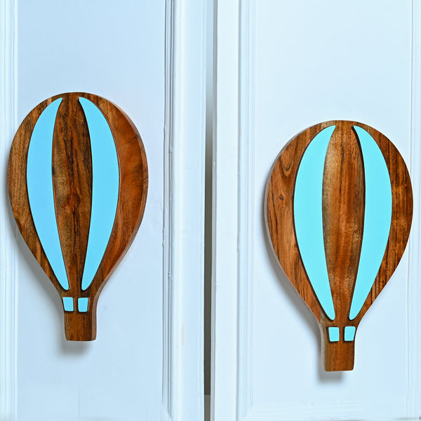 Hot Air Balloon Cupboard Handles – Acacia Wood