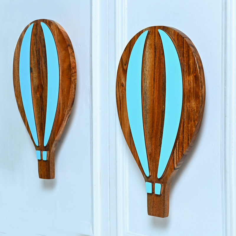 Hot Air Balloon Cupboard Handles – Acacia Wood