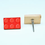 LEGO-Inspired Knobs (Assorted Colors)