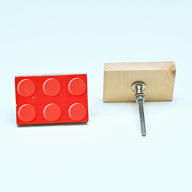 LEGO-Inspired Knobs (Assorted Colors)