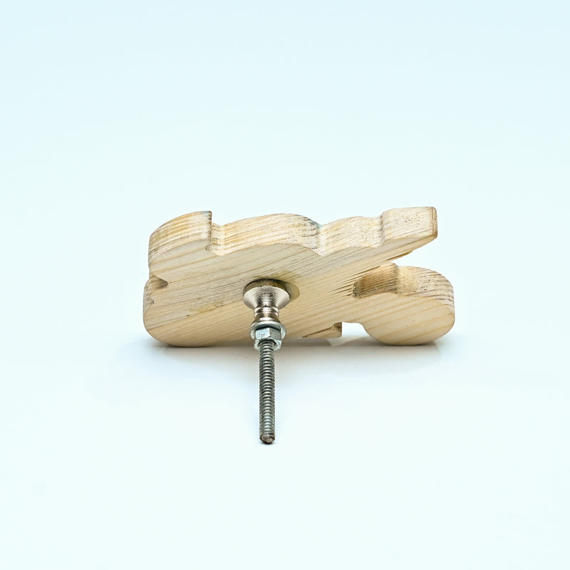 Dynamic Motorcycle Wooden Knob