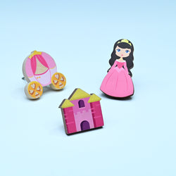 PACK OF 3 (Princess, Castle,  Princess Carriage)